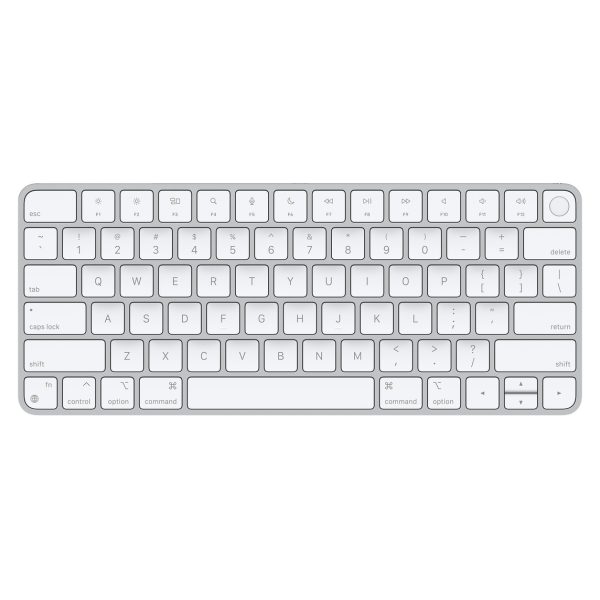 کیبورد بیسیم اپل مدل Magic Keyboard with Touch ID-رنگ نقره ای