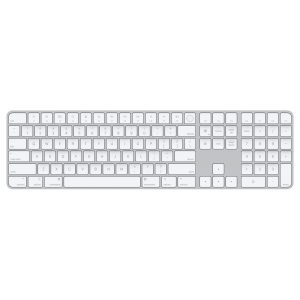 کیبورد بیسیم اپل مدل Magic Keyboard Numeric with Touch ID-رنگ نقره ای