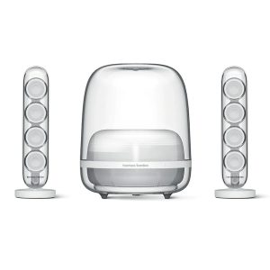 اسپیکر دسکتاپ هارمن کاردن مدل soundsticks 4 | رنگ سفید با گارانتی