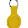 جاسوئیچی سیلیکونی اپل مدل AirTag Silicone Loop رنگ زرد