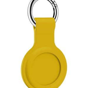 جاسوئیچی سیلیکونی اپل مدل AirTag Silicone Loop رنگ زرد
