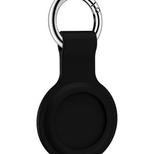 جاسوئیچی سیلیکونی اپل مدل AirTag Silicone Loop رنگ مشکی