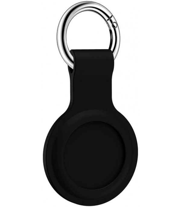 جاسوئیچی سیلیکونی اپل مدل AirTag Silicone Loop رنگ مشکی