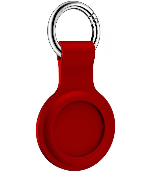 جاسوئیچی سیلیکونی اپل مدل AirTag Silicone Loop رنگ قرمز