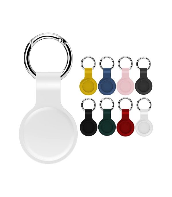 جاسوئیچی سیلیکونی اپل مدل AirTag Silicone Loop رنگ سفید