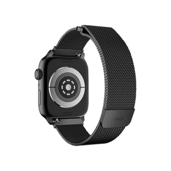 بند اپل واچ طرح میلانس برند یونیک مدل Uniq Dante for apple watch 40/38 mm_ رنگ گرافیت