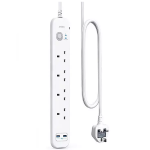 چند راهی 4 سوکت 2 یواس‌بی انکر Anker PowerExtend 6-IN-1 USB PowerStrip A9141K21