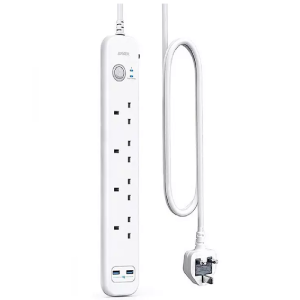 چند راهی 4 سوکت 2 یواس‌بی انکر Anker PowerExtend 6-IN-1 USB PowerStrip A9141K21