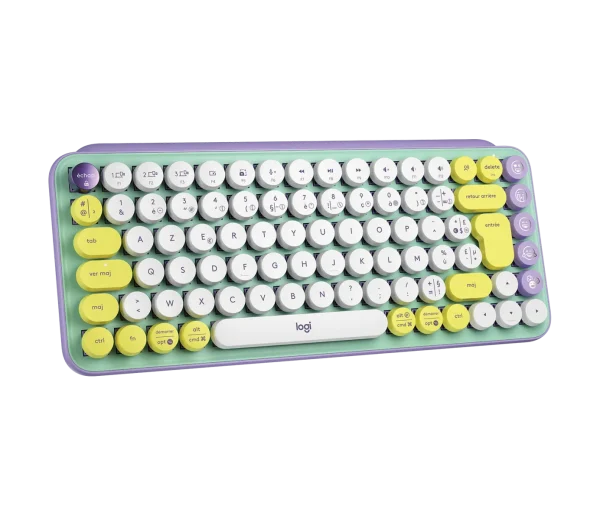 کیبورد مکانیکال لاجیتک مدل POP Keys ـ رنگ بنفش مدل ( day dream )