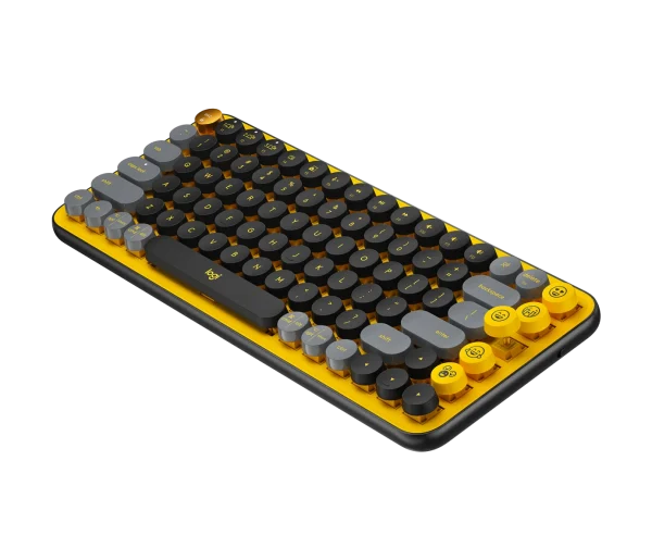 کیبورد مکانیکال لاجیتک مدل POP Keys ـ رنگ زرد مدل ( blast )