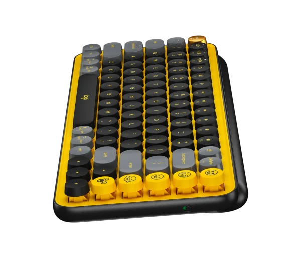 کیبورد مکانیکال لاجیتک مدل POP Keys ـ رنگ زرد مدل ( blast )