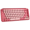 کیبورد مکانیکال لاجیتک مدل POP Keys ـ رنگ صورتی مدل ( heart breaker )