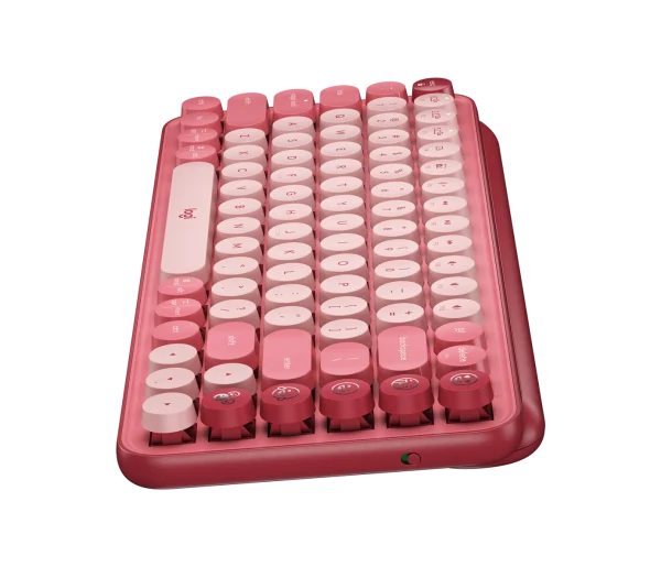 کیبورد مکانیکال لاجیتک مدل POP Keys ـ رنگ صورتی مدل ( heart breaker )