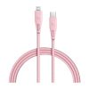 کابل تبدیل USB-C به لایتنینگ راوپاور مدل RP-CB1018 طول 1.2 متر | رنگ صورتی