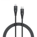 کابل تبدیل USB-C به لایتنینگ راوپاور مدل RP-CB1018 طول 2 متر | رنگ مشکی