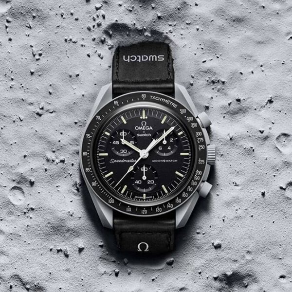 ساعت امگا سواچ مدل Omega X Swatch MISSION TO THE MOON SO33M100