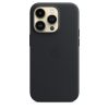 قاب چرم  اورجینال آیفون سری 14 Apple iPhone 14 Leather Case _ رنگ میدنایت