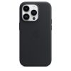 قاب چرم  اورجینال آیفون سری 14 Apple iPhone 14 Leather Case _ رنگ میدنایت