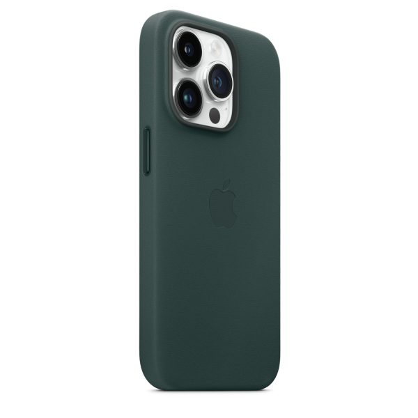 قاب چرم  اورجینال آیفون سری 14 Apple iPhone 14 Leather Case _ رنگ سبز