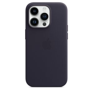 قاب چرم  اورجینال آیفون سری 14 Apple iPhone 14 Leather Case _ رنگ lnk