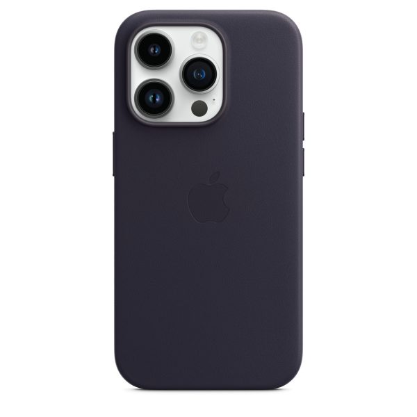 قاب چرم  اورجینال آیفون سری 14 Apple iPhone 14 Leather Case _ رنگ lnk