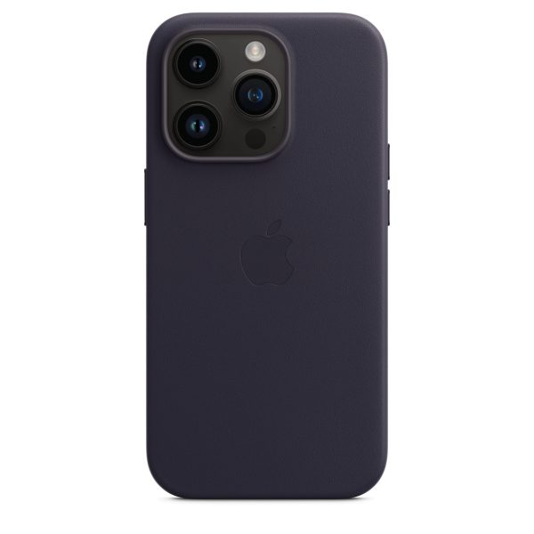 قاب چرم  اورجینال آیفون سری 14 Apple iPhone 14 Leather Case _ رنگ lnk
