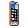 قاب چرم  اورجینال آیفون سری 14 Apple iPhone 14 Leather Case _ رنگ نارنجی