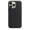قاب چرم  اورجینال آیفون سری 14 Apple iPhone 14 Leather Case _ رنگ میدنایت