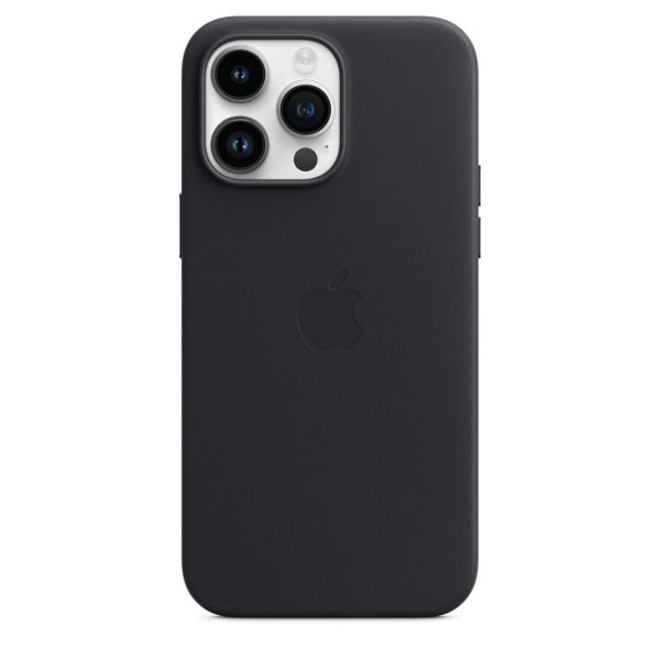 قاب چرم  اورجینال آیفون سری 14 Apple iPhone 14 Leather Case _ رنگ میدنایت