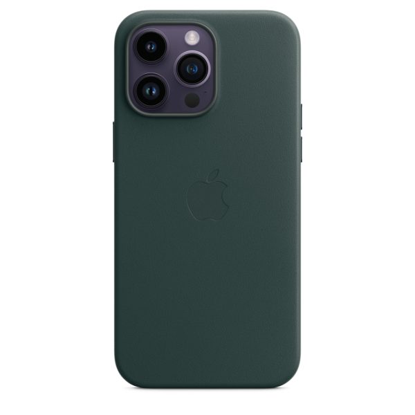 قاب چرم  اورجینال آیفون 14 پرو مکس  iPhone 14 pro max Leather Case _ رنگ سبز
