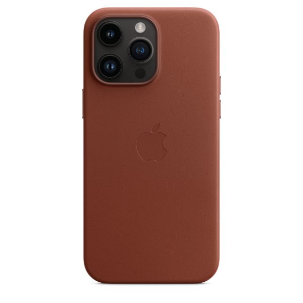 قاب چرم  اورجینال آیفون سری 14 Apple iPhone 14 Leather Case _ رنگ قهوه ای
