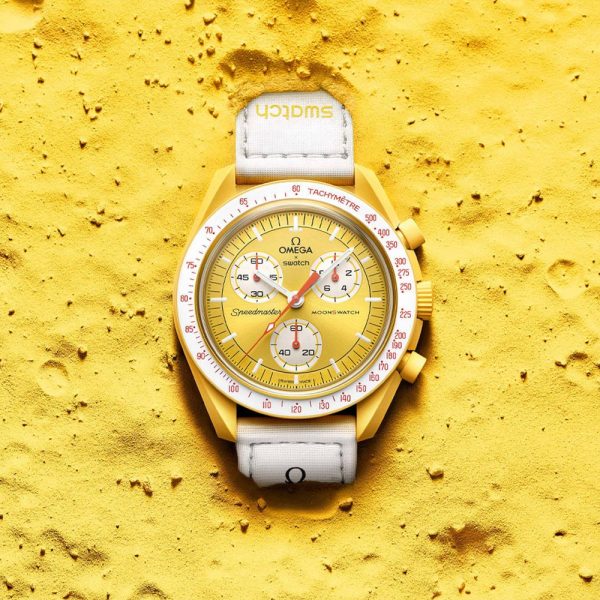 ساعت امگا سواچ مدل Omega X Swatch MISSION TO THE SUN SO33J100