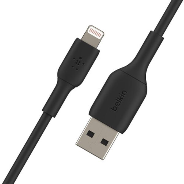 کابل شارژ لایتنینگ به A-USB / بسته بندی ۲ عددی بلکین مدل CAA001bt1MBK2PK | رنگ مشکی