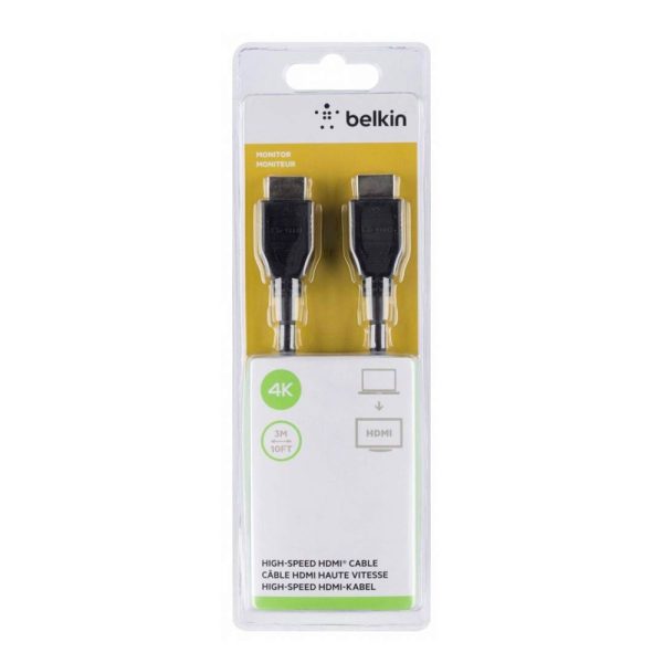 کابل HDMI بلکین مدل F3Y017bt3M-BLK | طول3 متر