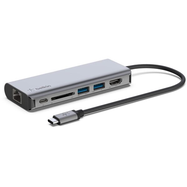 هاب 6 پورت USB-C بلکین مدل AVC008BTSGY