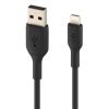 کابل شارژ لایتنینگ به A-USB / بسته بندی ۲ عددی بلکین مدل CAA001bt1MBK2PK | رنگ مشکی