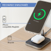 شارژر بی‌سیم فورس مدل FPMSINDSTAND15WW MagSafe