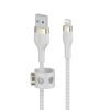 کابل تبدیل USB به لایتنینگ بلکین مدل CAA010bt1MWH | طول 1 متر