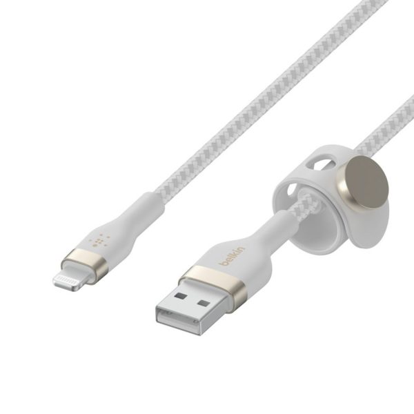 کابل تبدیل USB به لایتنینگ بلکین مدل CAA010bt1MWH | طول 1 متر