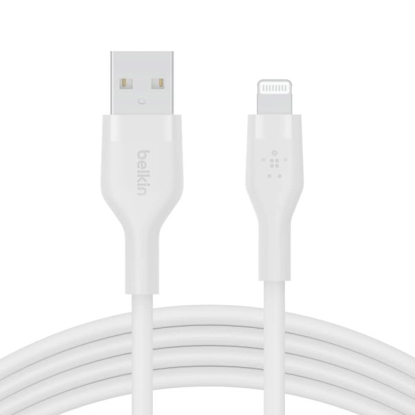 کابل تبدیل USB به لایتنینگ بلکین مدل CAA008bt1MWH | طول 1 متر