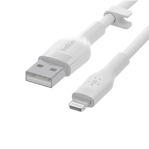 کابل تبدیل USB به لایتنینگ بلکین مدل CAA008bt1MWH | طول 1 متر