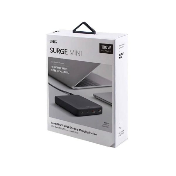 شارژر 100 وات UNIQ مدل SURGE MINI