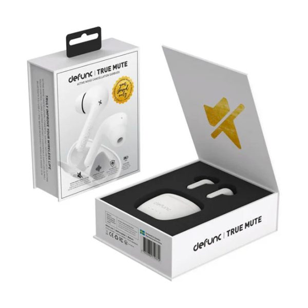 هدفون بی‌سیم دیفانک مدل defunc True Mute-سفید