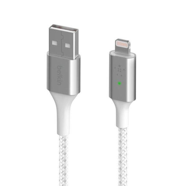 کابل تبدیل USB به لایتنینگ بلکین مدل CAA007bt04WH | طول 1.2 متر