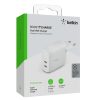 شارژر دیواری شارژ سریع 60 وات USB-C بلکین مدل WCH002vfWH
