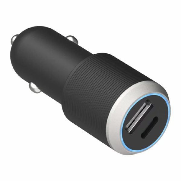 شارژر فندکی فورس مدل FPLICAC2AC37WPDB