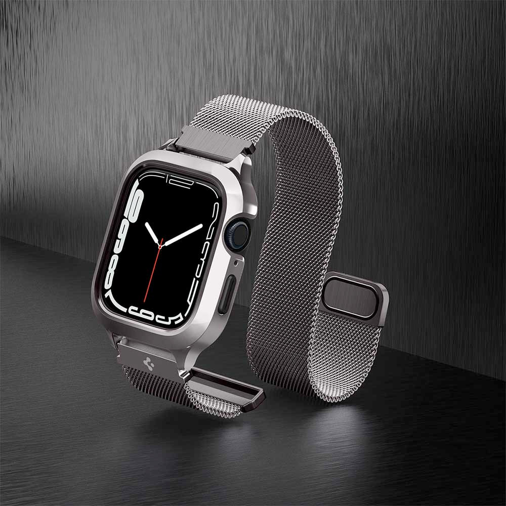 بند استیل اپل واچ اسپیگن سایز ۴۴/۴۵ Spigen Metal Fit Pro Apple Watch Strap