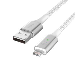 کابل تبدیل USB به لایتنینگ بلکین مدل CAA007bt04WH | طول 1.2 متر