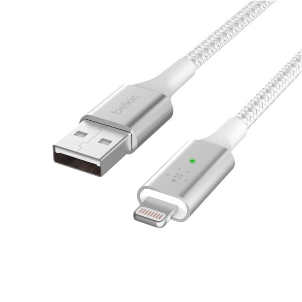 کابل تبدیل USB به لایتنینگ بلکین مدل CAA007bt04WH | طول 1.2 متر