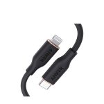کابل سیلیکونی ۱۸۰ سانتی متری انکر مدل Anker PowerLine III Flow A8663H11 | رنگ مشکی